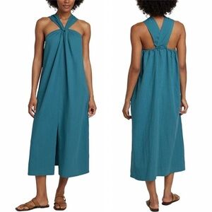 Faherty Teal Maxi Dress